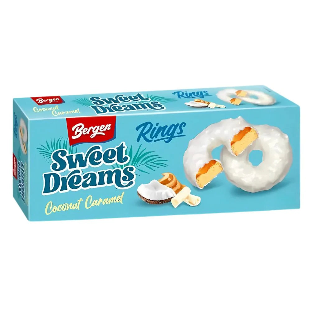 Bergen White Choco Rings Caramel& Coconut