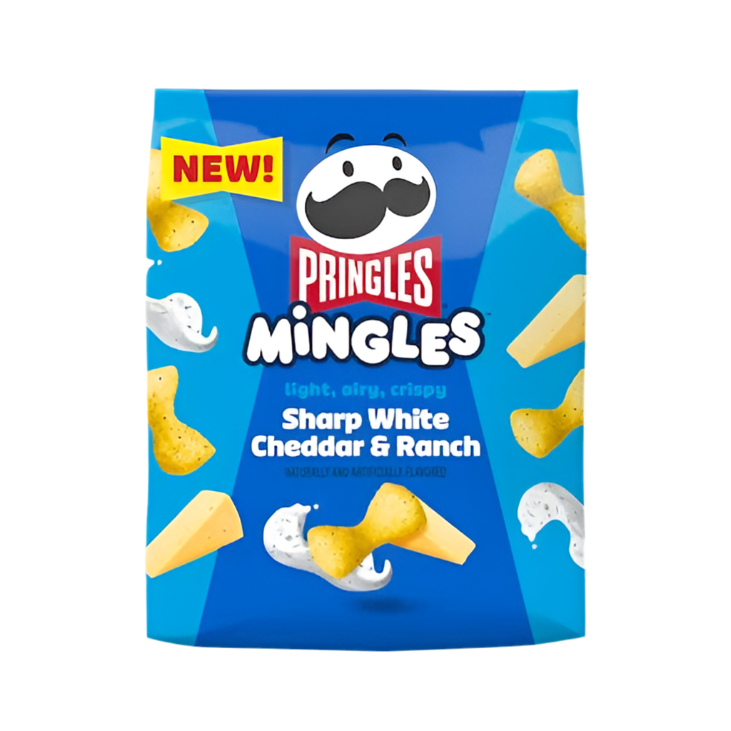Pringles Mingles sharp white cheddar and ranch 155g