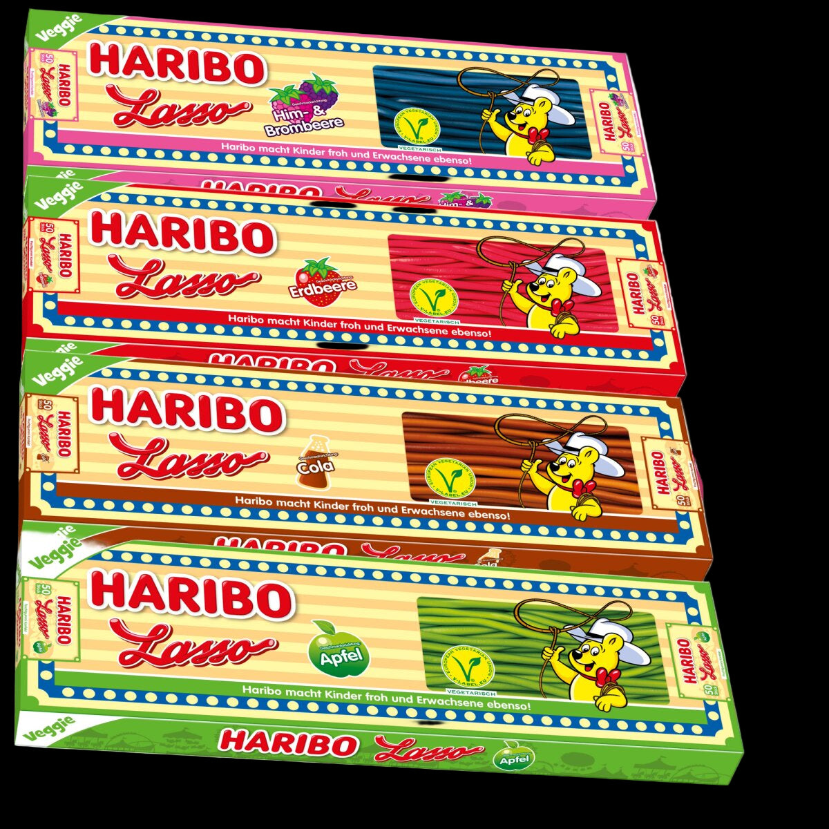 Haribo Lasso verschiedene Sorten