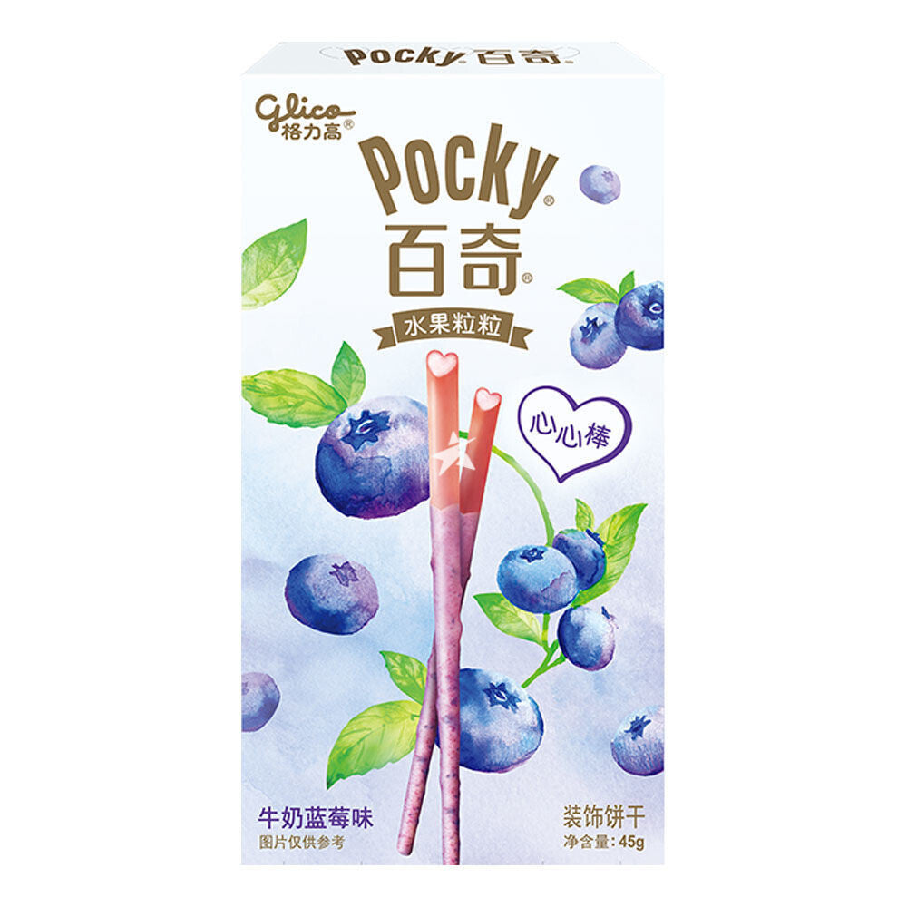 Pocky Fruit Milk Blueberry
