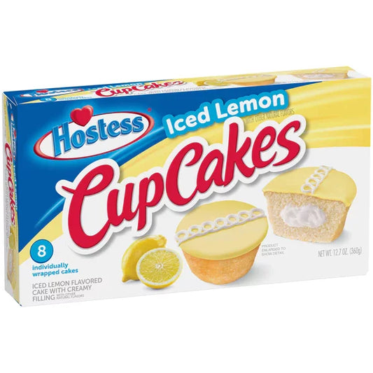 Hostess CupCake Iced Lemon