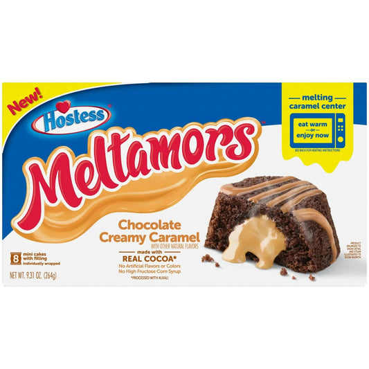 Hostess Meltamors Chocolate Creamy Caramel