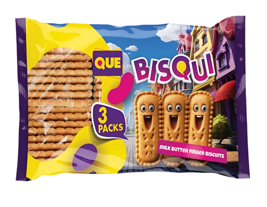 Que Bisqui Fingers Milk Flavor